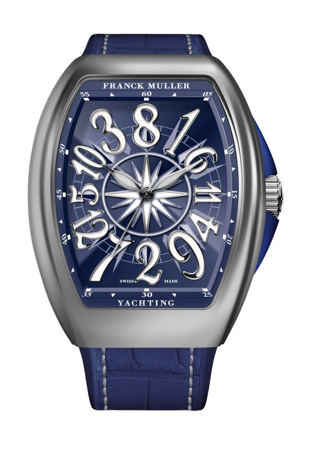 Franck Muller Vanguard Yachting Crazy Hours Men's Watch V 32 CH YACHT (BL) Blue Dial