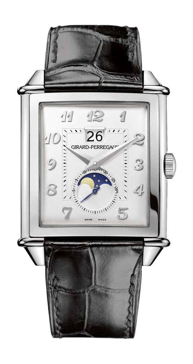 Girard-Perregaux Vintage 1945 XXL Large Date And Moon Phases Men's Watch 25882-11-121-BB6B