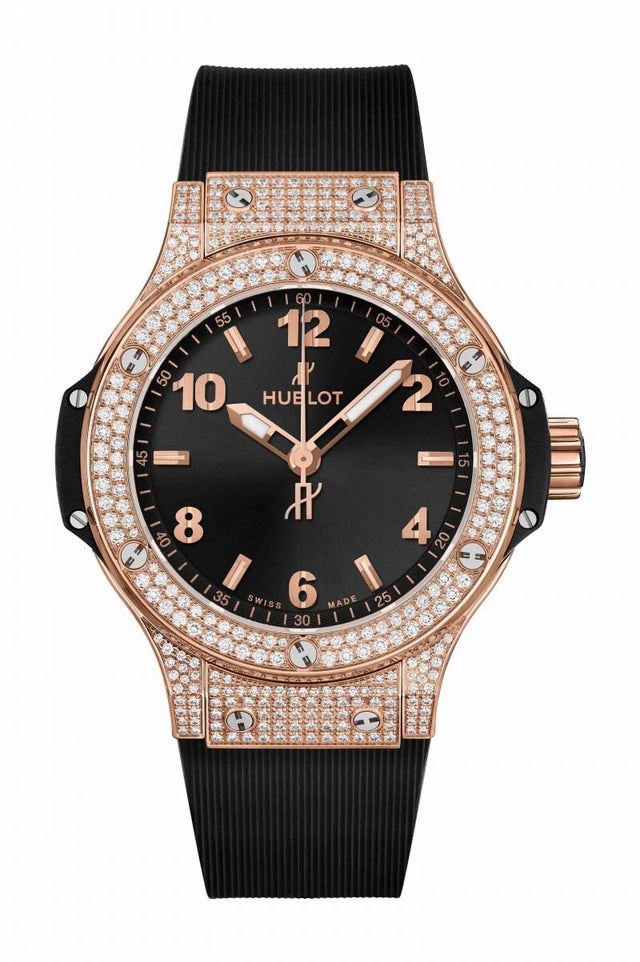 Hublot Big Bang Gold Pavé Woman's Watch 361.PX.1280.RX.1704