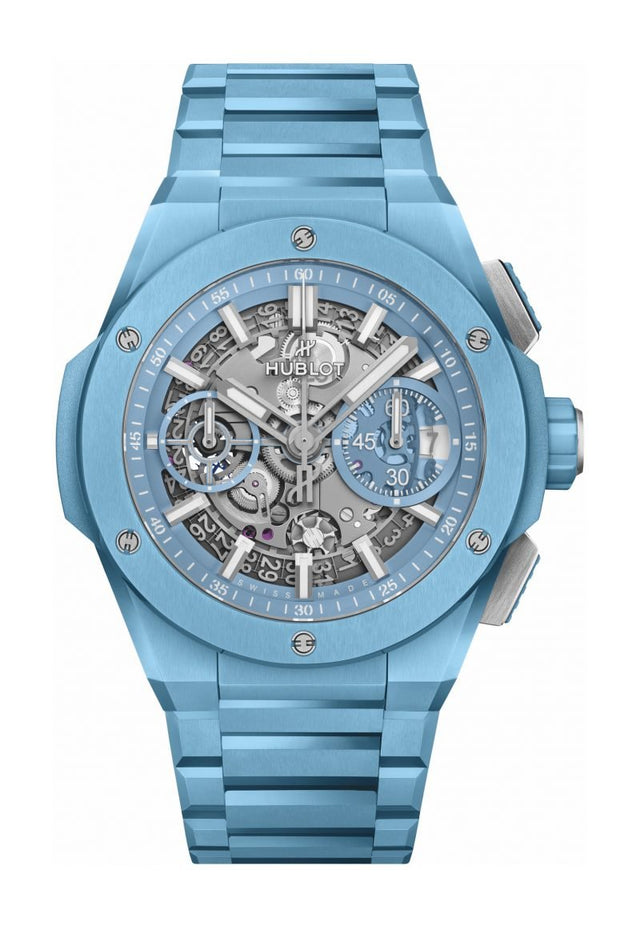 Hublot Big Bang Integral Sky Blue Ceramic Men's Watch 451.EX.5129.EX