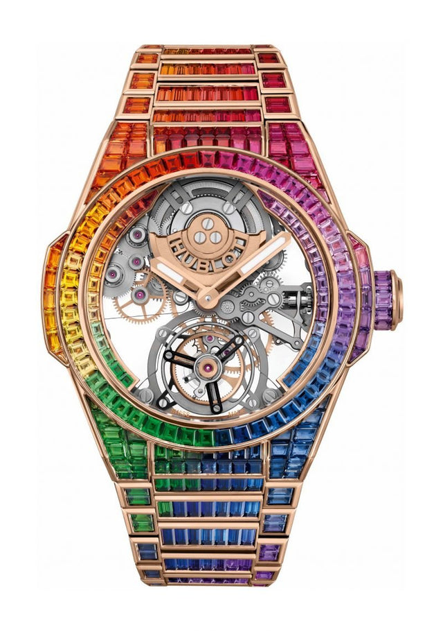 Hublot Big Bang Integral Tourbillon Rainbow Men's Watch 455.OX.9900.OX.9999