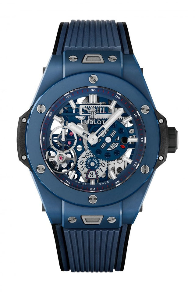 Hublot Big Bang MECA-10 Ceramic Blue Men's Watch 414.EX.5123.RX