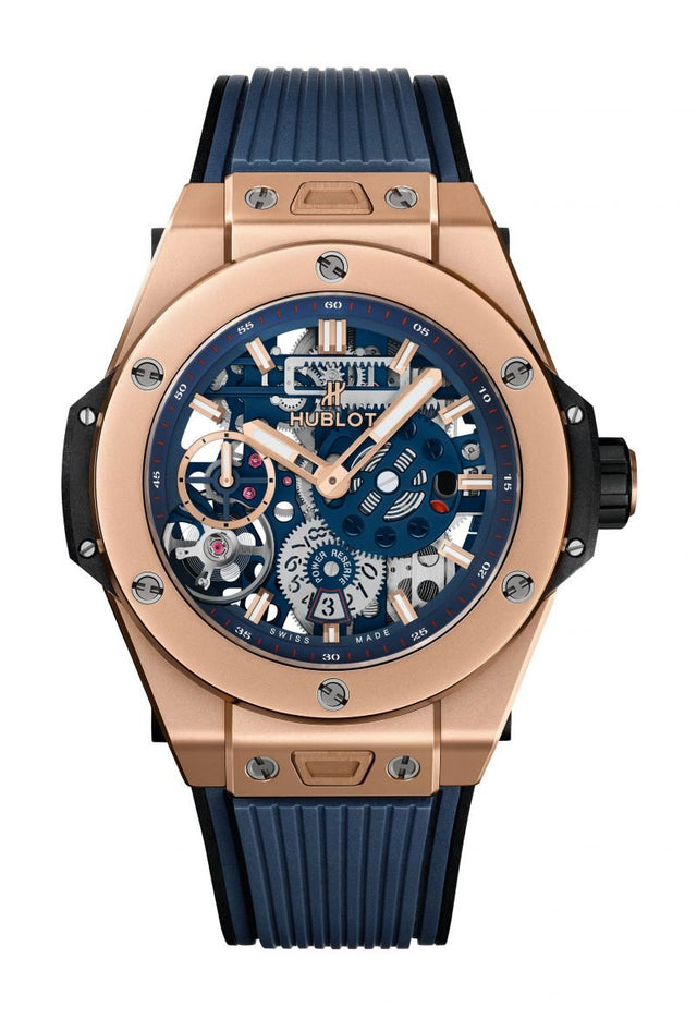 Hublot Big Bang MECA-10 King Gold Blue Men's Watch 414.OI.5123.RX