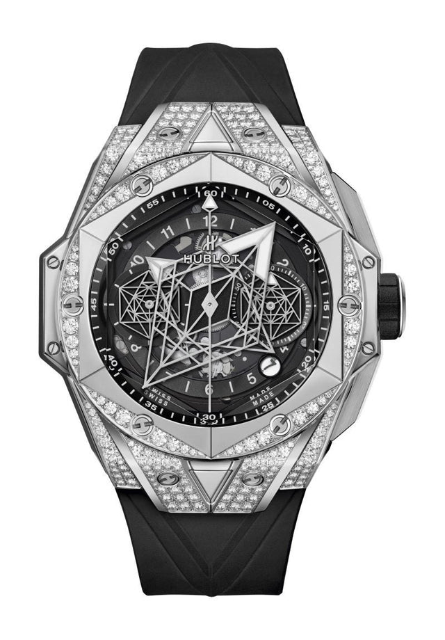 Hublot Big Bang Sang Bleu II Titanium Pavé Men's Watch 418.NX.1107.RX.1604.MXM20