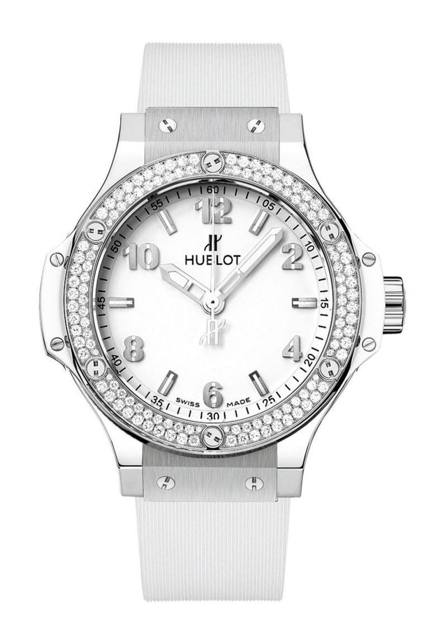 Hublot Big Bang Steel White Diamonds Woman's Watch 361.SE.2010.RW.1104