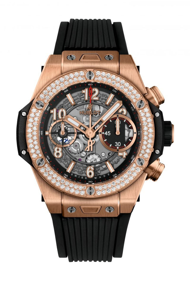 Hublot Big Bang Unico King Gold Diamonds Men's Watch 441.OX.1180.RX.1104