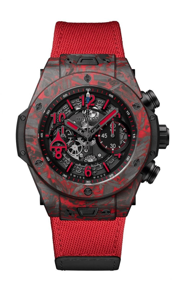 Hublot Big Bang Unico Red Carbon Alex Ovechkin Men's Watch 411.QV.1123.NR.OVK21