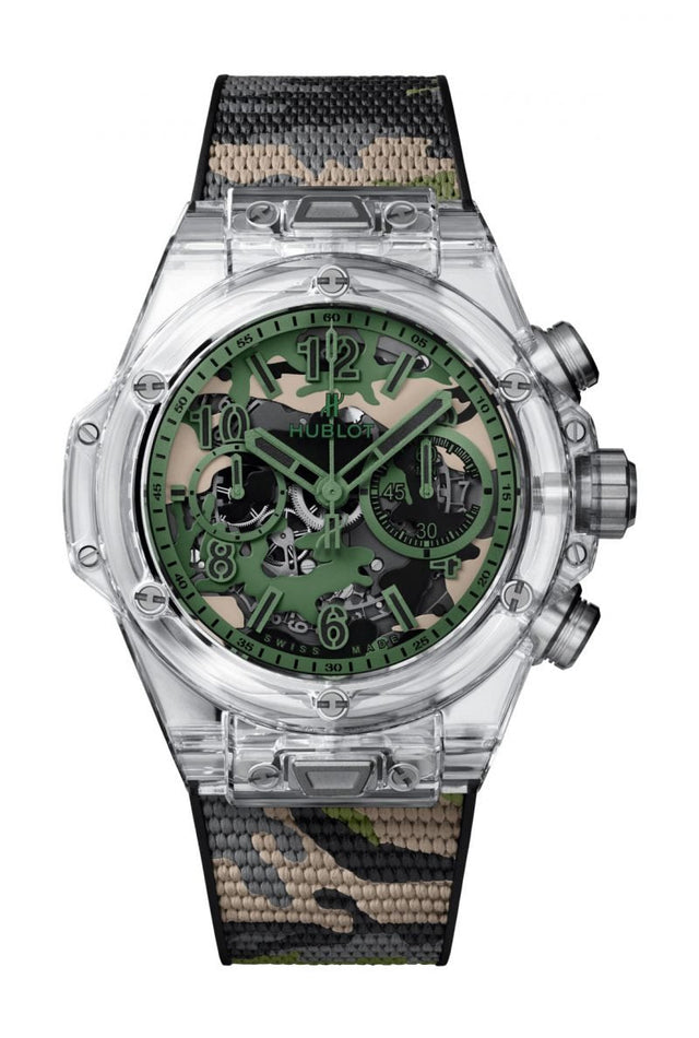 Hublot Big Bang Unico Sapphire Camouflage Men's Watch 411.JX.0190.RX.CAM19