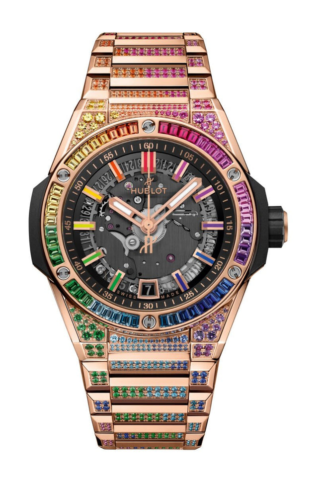 Hublot Big Bang Unico Time Only Rainbow Men's Watch 456.OX.0180.OX.3999