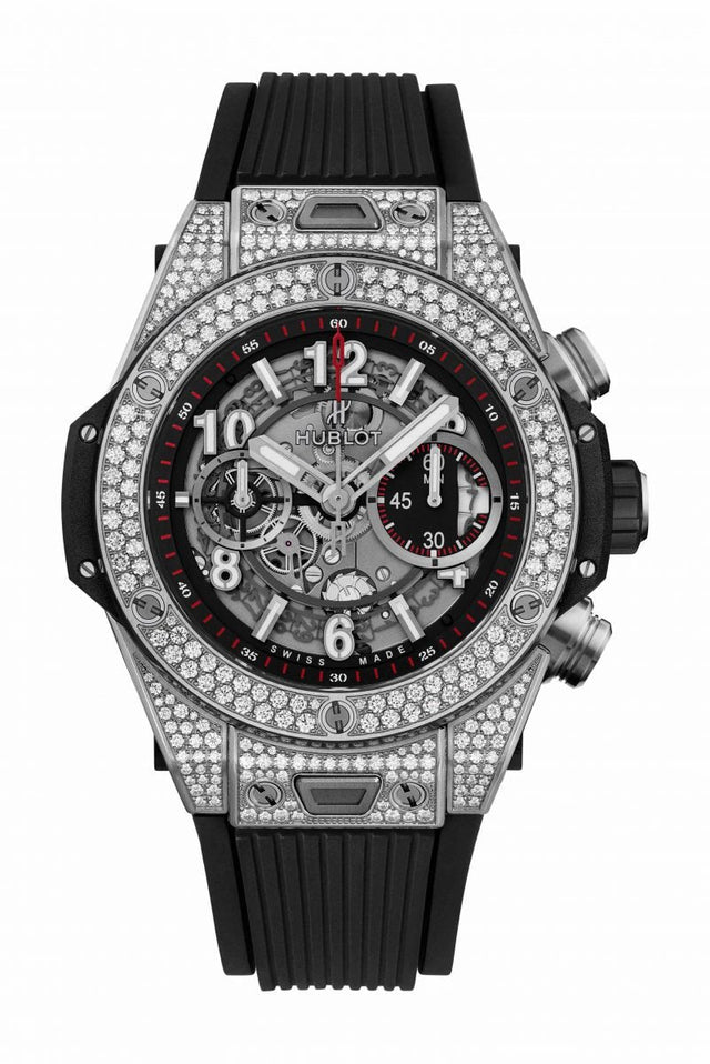 Hublot Big Bang Unico Titanium Pavé Men's Watch 411.NX.1170.RX.1704