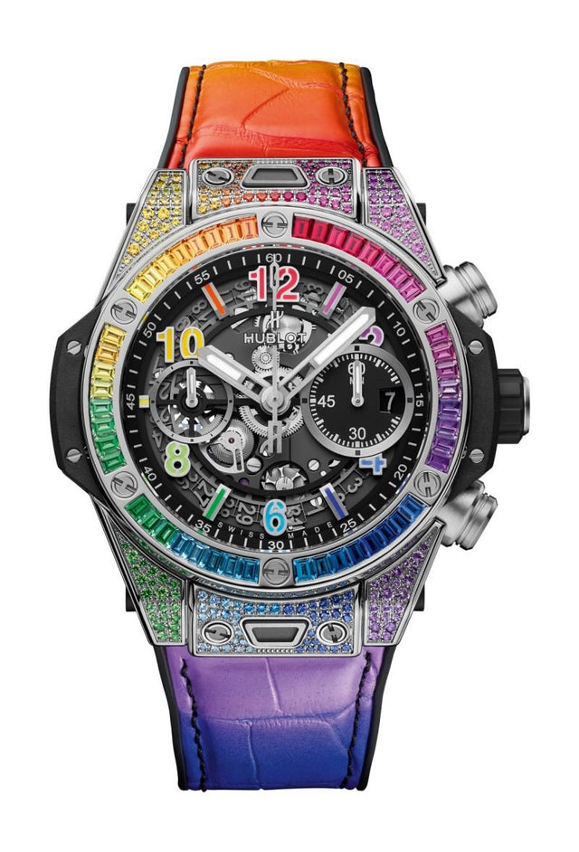 Hublot Big Bang Unico Titanium Rainbow Men's Watch 441.NX.1117.LR.0999