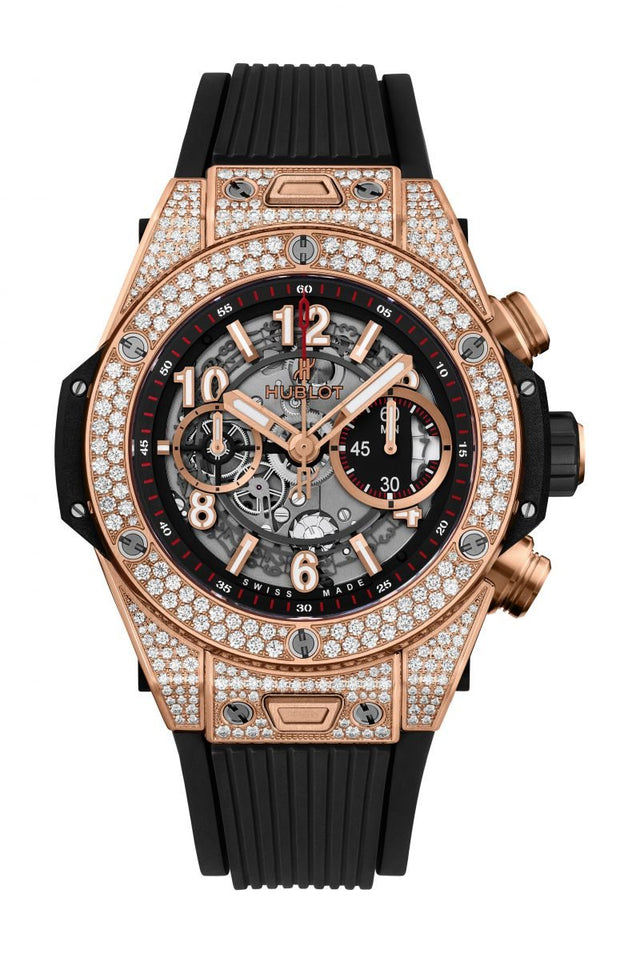 Hublot Big Bang Unico Unico King Gold Pavé Men's Watch 411.OX.1180.RX.1704