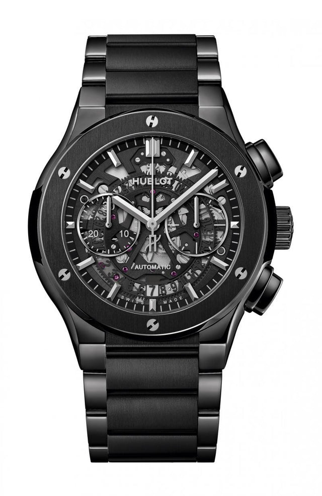 Hublot Classic Fusion Aerofusion Black Magic Bracelet Men's Watch 528.CM.0170.CM