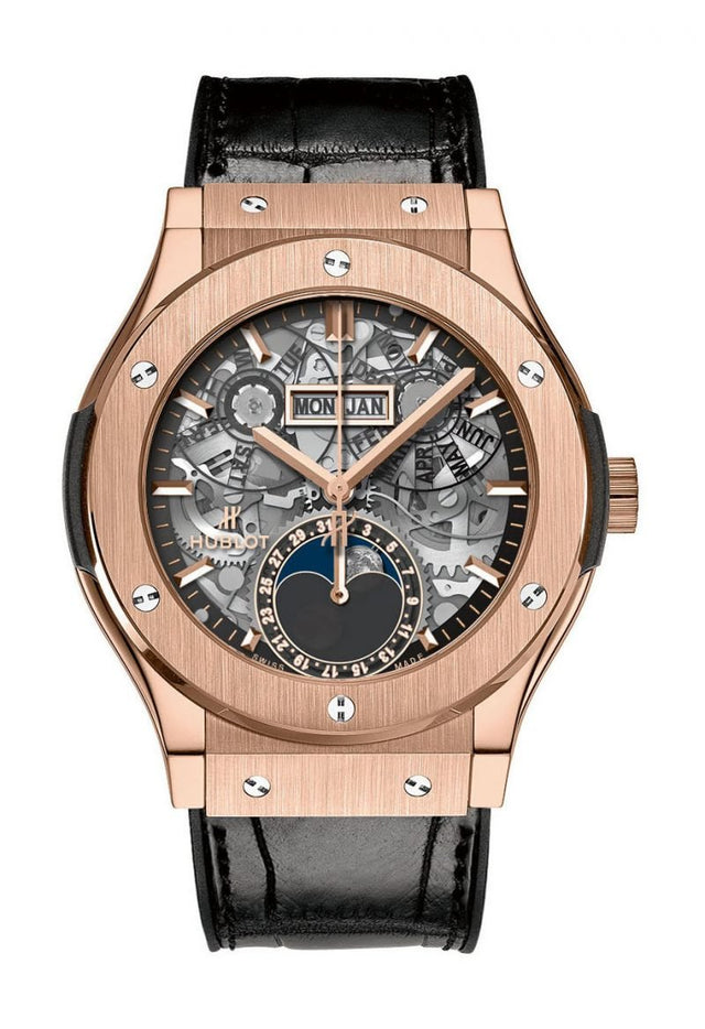 Hublot Classic Fusion Aerofusion Moonphase Aeromoon King Gold Men's Watch 547.OX.0180.LR