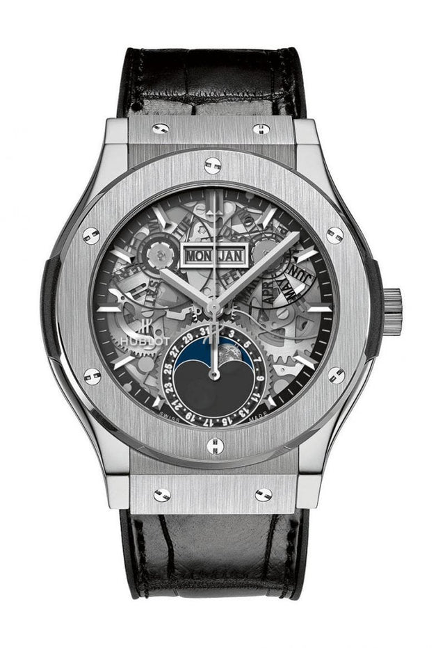 Hublot Classic Fusion Aerofusion Moonphase Aeromoon Titanium Men's Watch 547.NX.0170.LR