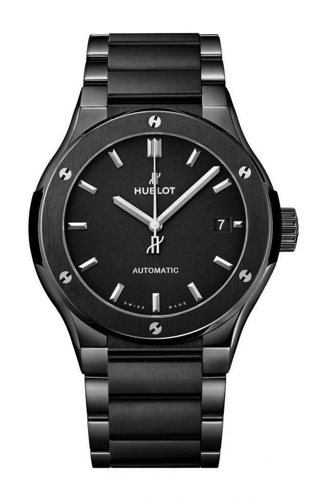 Hublot Classic Fusion Black Magic Bracelet Woman's Watch 585.CM.1470.CM