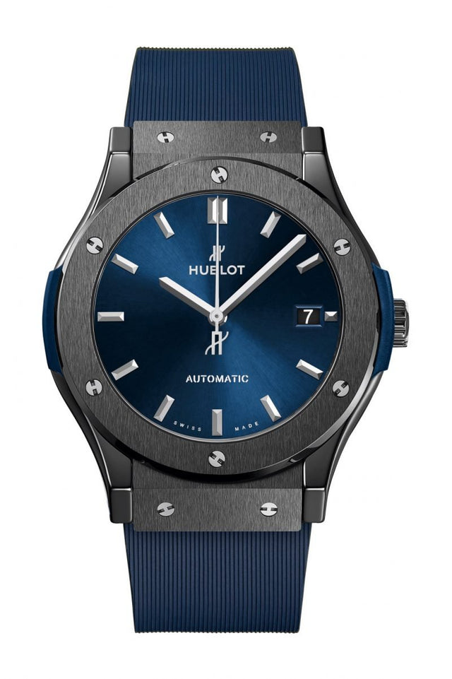 Hublot Classic Fusion Ceramic Blue Men's Watch 511.CM.7170.RX