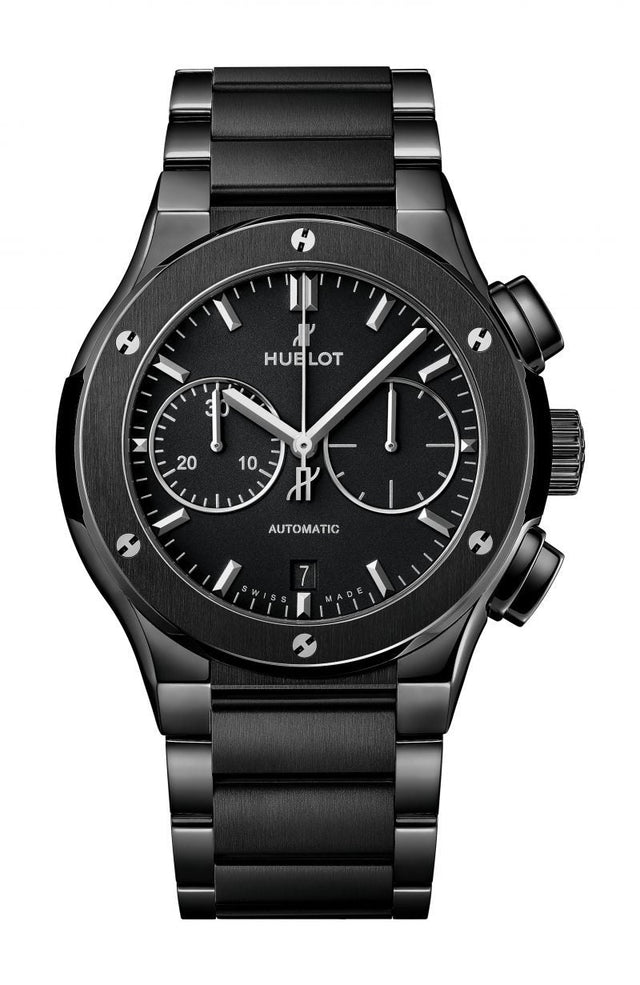 Hublot Classic Fusion Chronograph Black Magic Bracelet Men's Watch 520.CM.1170.CM