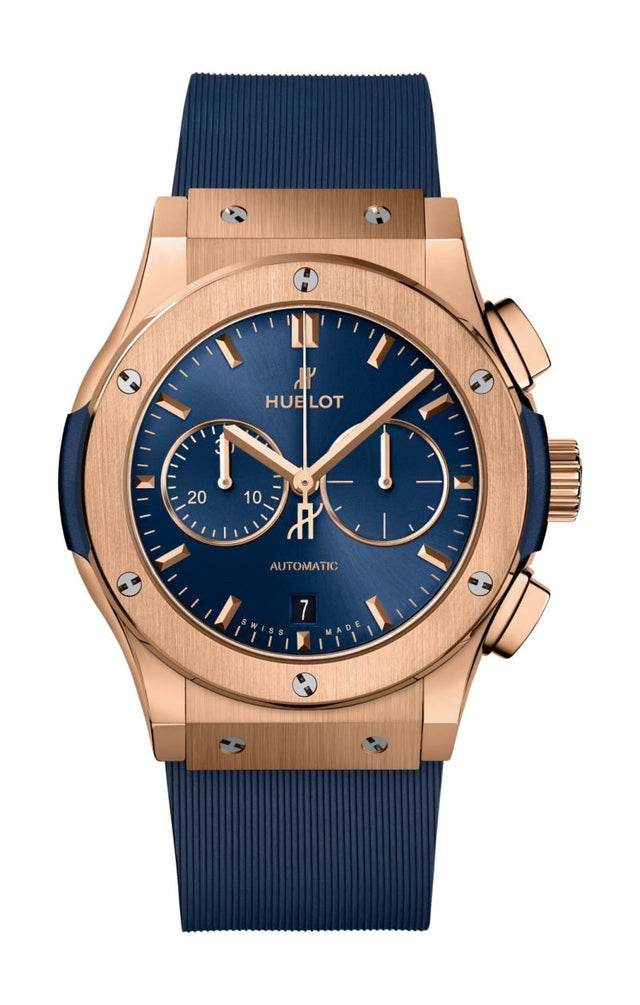 Hublot Classic Fusion Chronograph King Gold Blue Men's Watch 521.OX.7180.RX