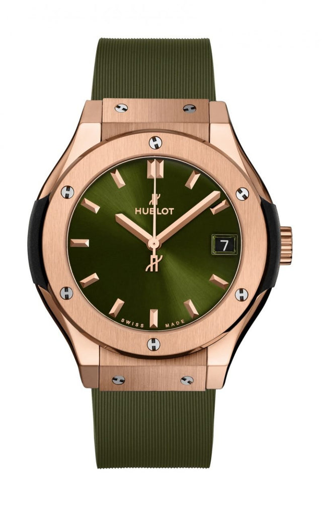 Hublot Classic Fusion Green King Gold Men's Watch 511.OX.8980.RX