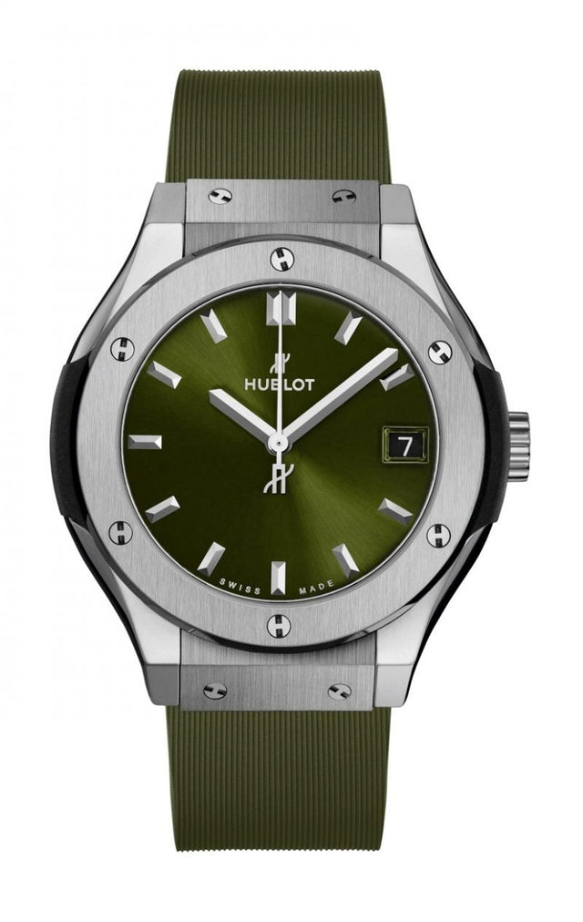 Hublot Classic Fusion Green Titanium Men's Watch 511.NX.8970.RX