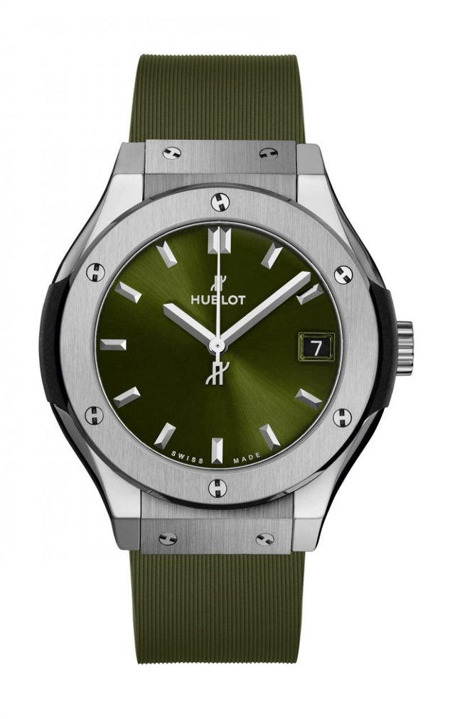 Hublot Classic Fusion Green Titanium Men's Watch 542.NX.8970.RX