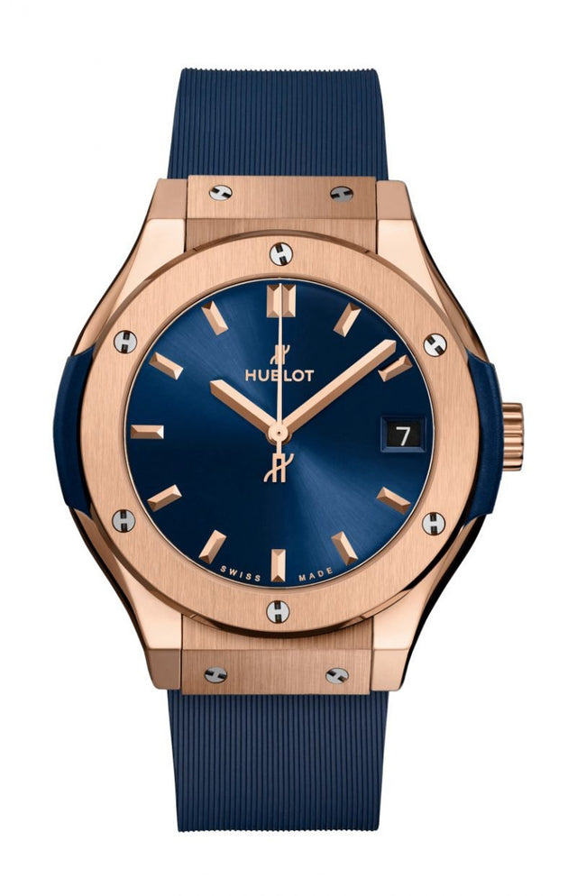 Hublot Classic Fusion King Gold Blue Men's Watch 511.OX.7180.RX