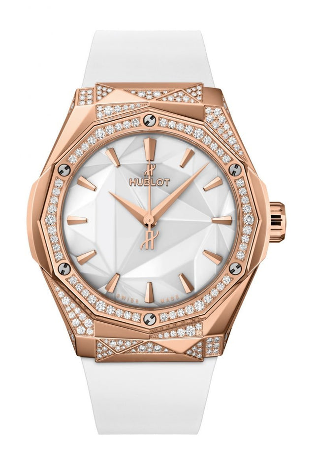 Hublot Classic Fusion Orlinski King Gold White Alternative Pavé 40mm Men's Watch 550.OS.2200.RW.1804.ORL20