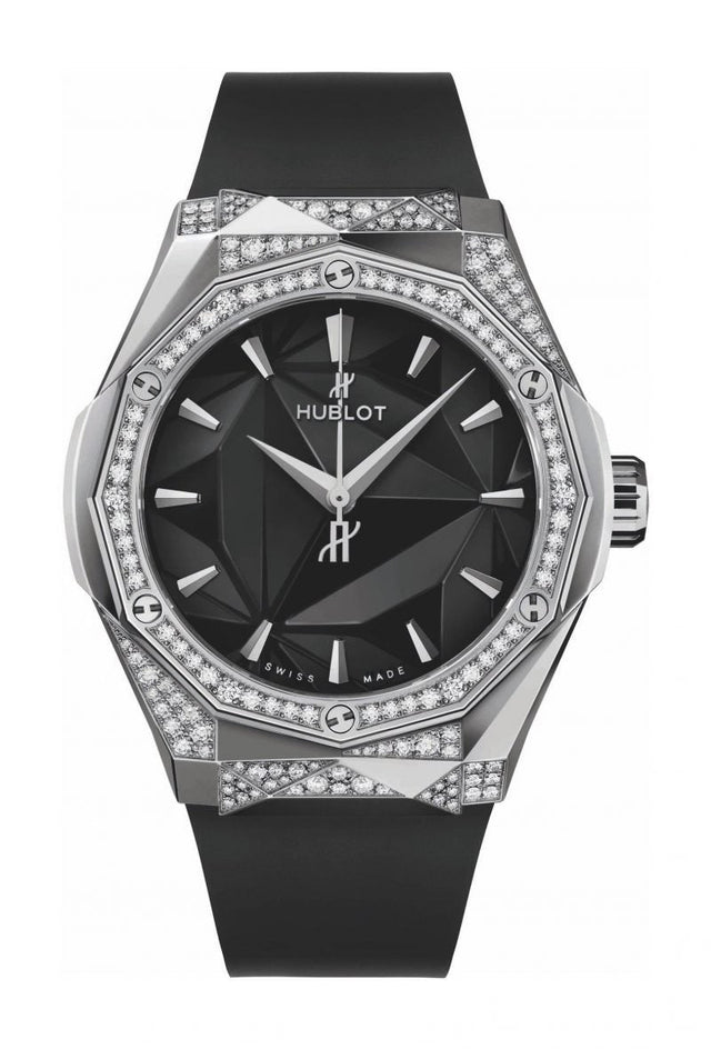 Hublot Classic Fusion Orlinski Titanium Alternative Pavé Men's Watch 550.NS.1800.RX.1804.ORL19