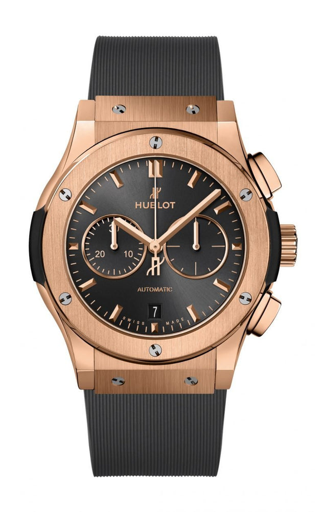 Hublot Classic Fusion Racing Grey Chronograph King Gold Men's Watch 521.OX.7081.RX