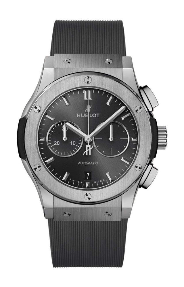 Hublot Classic Fusion Racing Grey Chronograph Titanium Men's Watch 521.NX.7071.RX