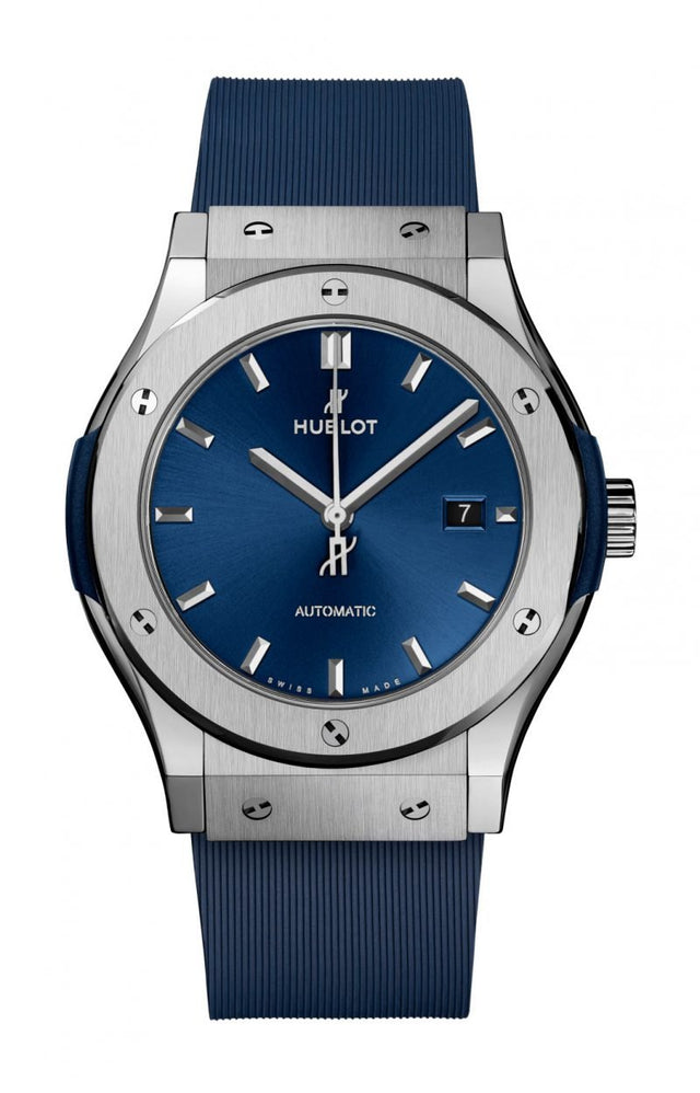 Hublot Classic Fusion Titanium Blue Men's Watch 511.NX.7170.RX