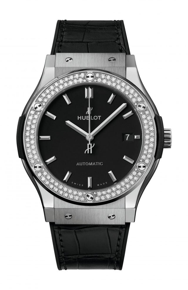 Hublot Classic Fusion Titanium Diamonds Men's Watch 542.NX.1171.LR.1104