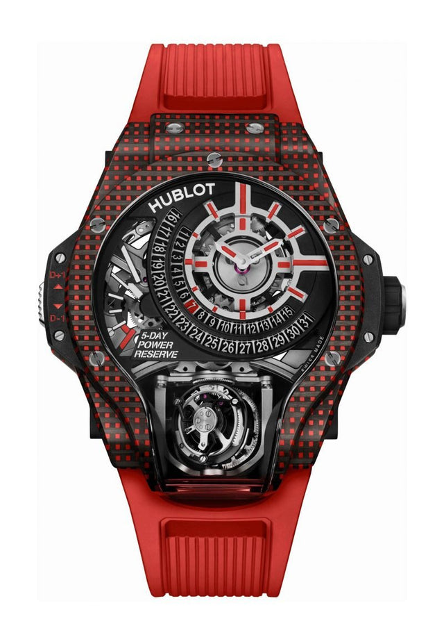 Hublot MP-09 Tourbillon Bi-Axis 5 Days Power Reserve 3D Carbone Men's Watch 909.QDR.1120.RX