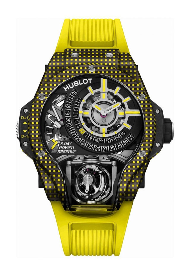 Hublot MP-09 Tourbillon Bi-Axis 5 Days Power Reserve 3D Carbone Men's Watch 909.QDY.1120.RX