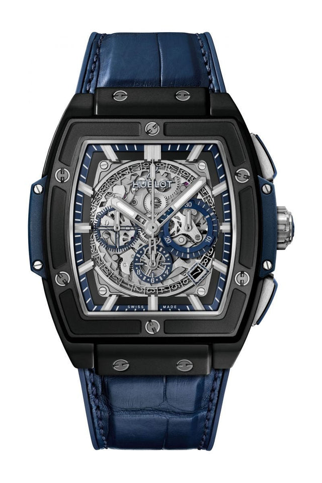 Hublot Spirit of Big Bang Ceramic Blue Men's Watch 641.CI.7170.LR