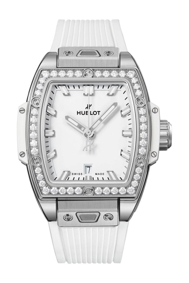 Hublot Spirit of Big Bang Steel White Diamonds Woman's Watch 682.SE.2010.RW.1204
