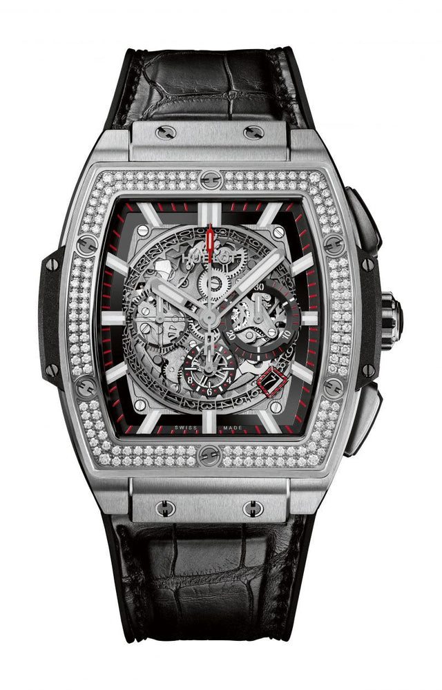 Hublot Spirit Of Big Bang Titanium Diamonds Men's Watch 641.NX.0173.LR.1104