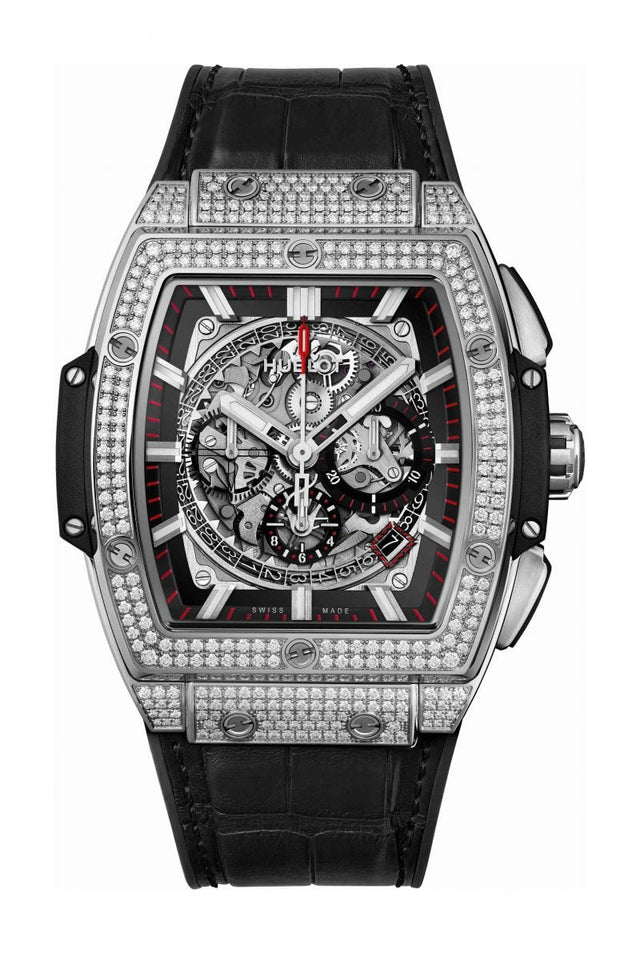 Hublot Spirit Of Big Bang Titanium Pavé Men's Watch 641.NX.0173.LR.1704