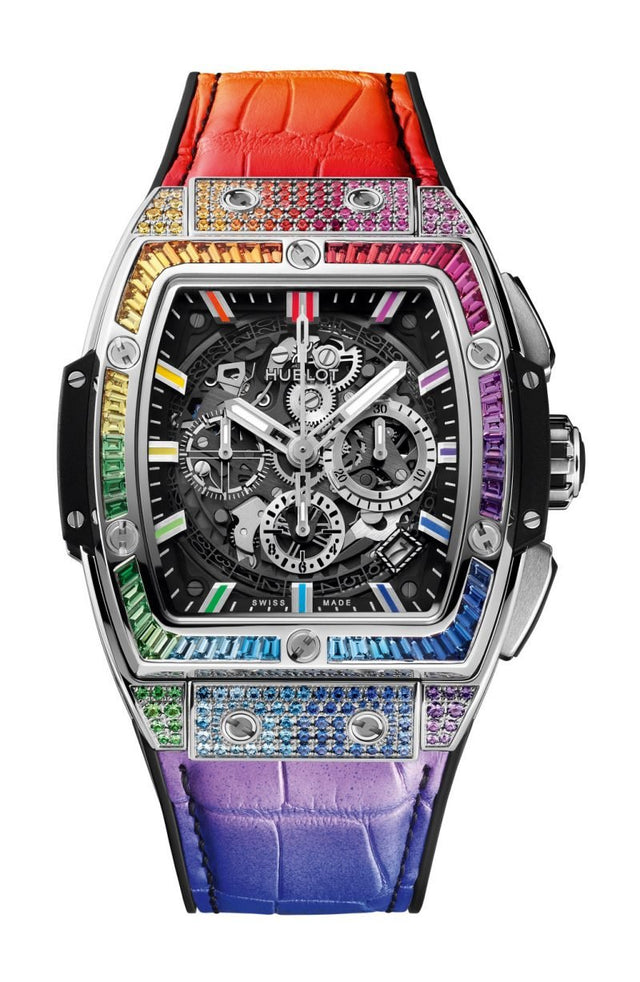 Hublot Spirit of Big Bang Titanium Rainbow Men's Watch 641.NX.0117.LR.0999