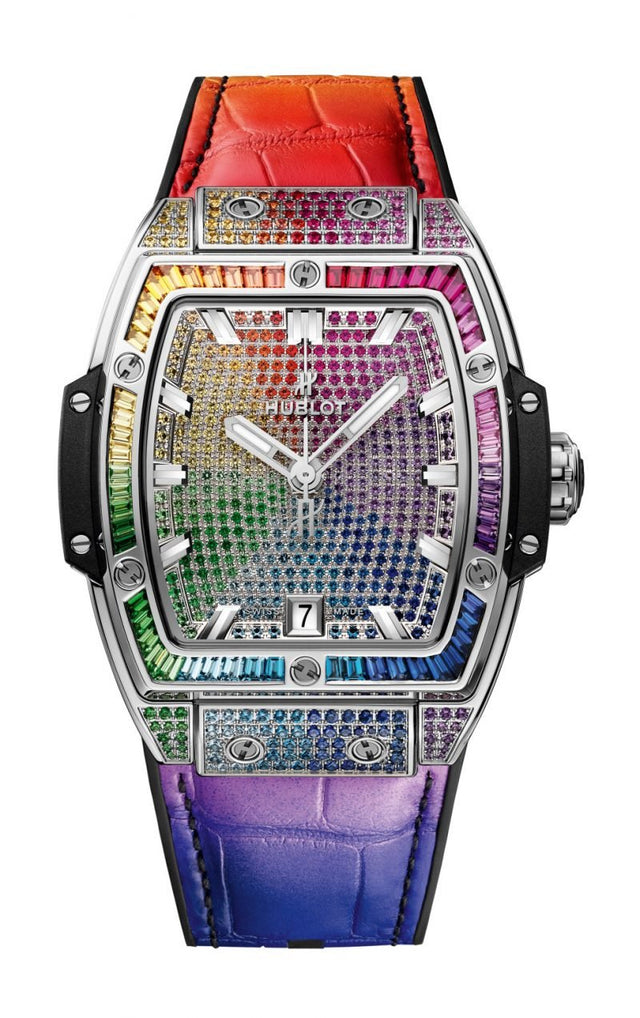 Hublot Spirit of Big Bang Titanium Rainbow Men's Watch 665.NX.9910.LR.0999