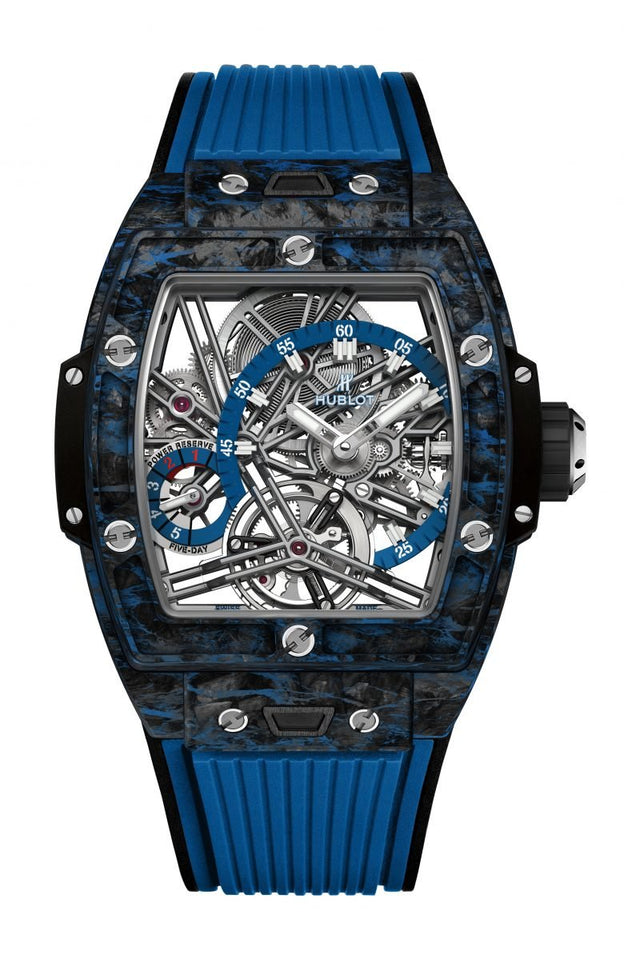Hublot Spirit of Big Bang Tourbillon Carbon Blue Men's Watch 645.QL.7117.RX