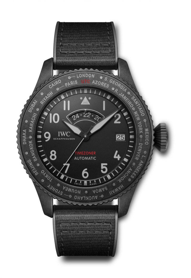 IWC Pilot’s Watch Timezoner TOP GUN Ceratanium Men's IW395505