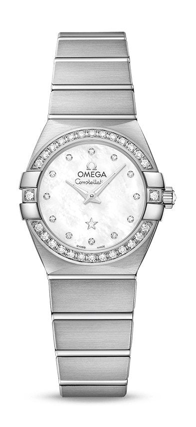 Omega Quartz 24 mm Woman's watch 123.55.24.60.55.017