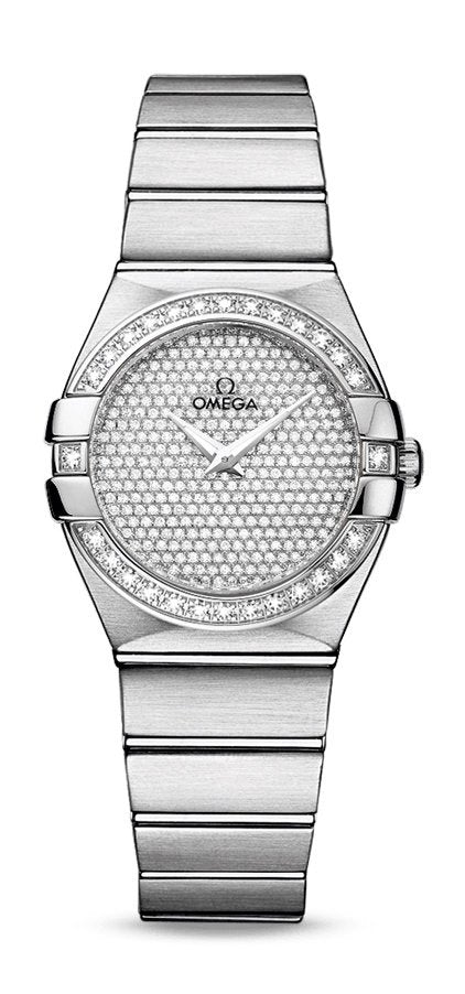 Omega Quartz 27 mm Woman's watch 123.55.27.60.99.001