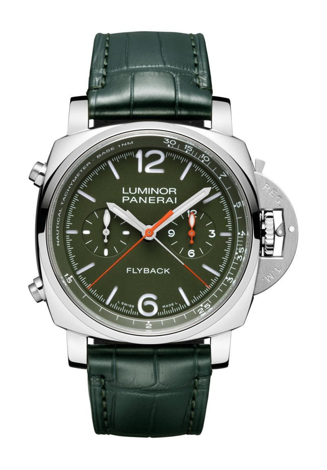 Panerai Luminor Chrono Flyback Verde Militare Men's watch PAM01296