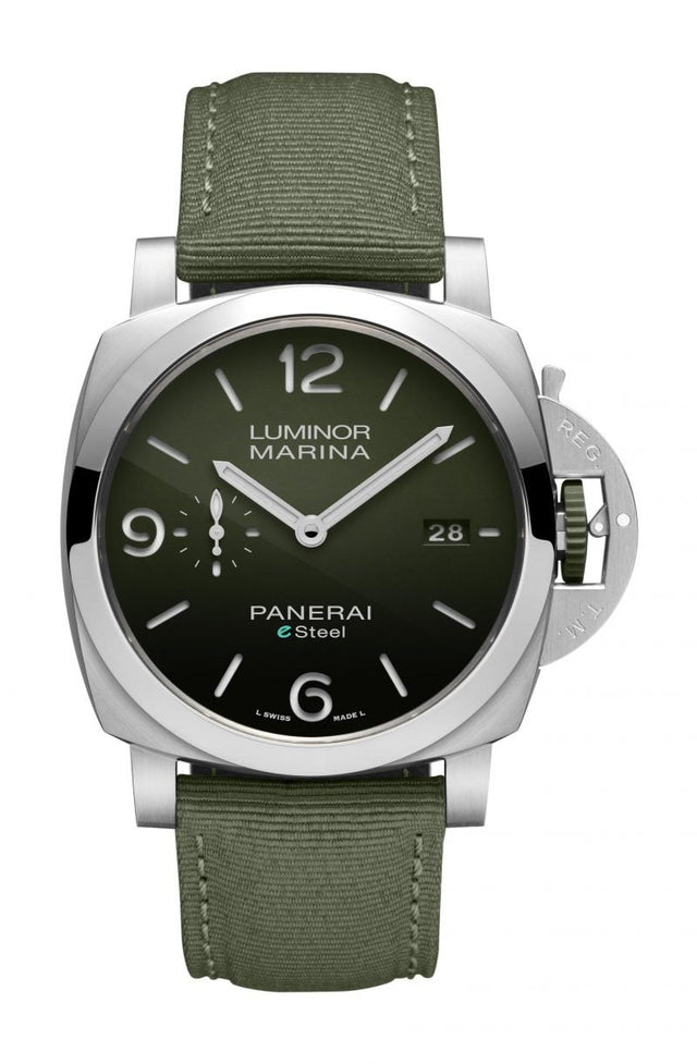Panerai Luminor Marina eSteel Verde Smeraldo Men's watch PAM01356