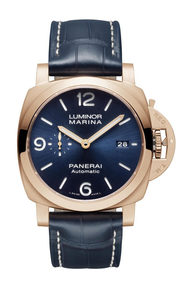Panerai Luminor Marina Goldtech™ Sole Blu Men's watch PAM01112