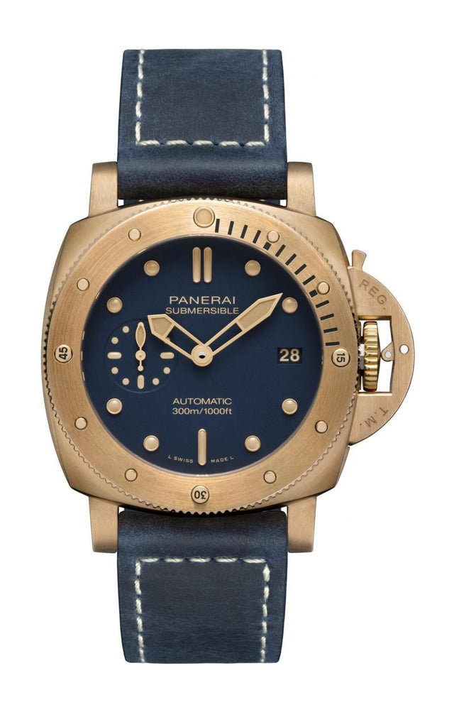Panerai Submersible Bronzo Blu Abisso Men's watch PAM01074