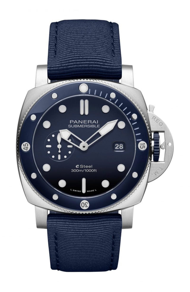 Panerai Submersible QuarantaQuattro eSteel Blu Profondo Men's watch PAM01289